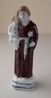 Antique religious biscuit porcelain statue