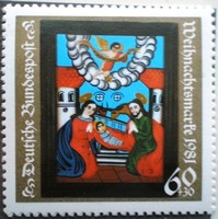 N1113 / Németország 1981 Karácsony bélyeg postatiszta