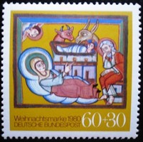 N1066 / Németország 1980 Karácsony bélyeg postatiszta