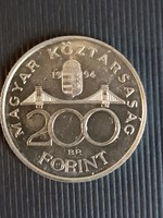200 forint 1992 ezüst UNC