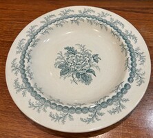 English faience pasta plate