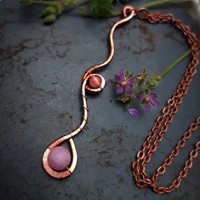 Pretty pink necklace