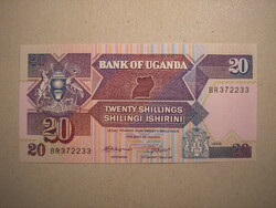 Uganda - 20 shillings 1988 oz