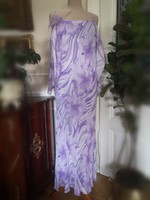 Michaela Louisa London 40-42-44-es ferde szálirányban szabott alkalmi ruha, levendula lila