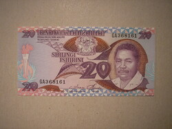 Tanzánia - 20 Shilingi 1987 UNC