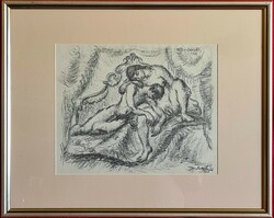 Gyula Derkovits (1894 - 1934): erotic scene