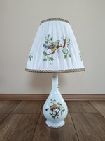 Hollóházi Rothschild madár mintás porcelán lámpa