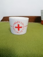 Kispest Gránit ritka gyűjtői darab Magyar Vöröskereszt mokkás csésze