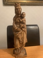 A very old Renaissance wooden sculpture