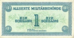 1 Schilling 1944 militarbehörde austria