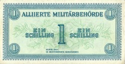 1 schilling 1944 Militarbehörde Ausztria