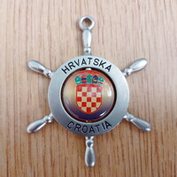 Hrvatska croatia keychain (Croatia, reversible