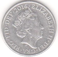 Egyesült Királyság 10 pence 2016 Magnetic VF