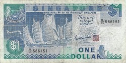 1 dollár 1987 Szingapúr Singapore