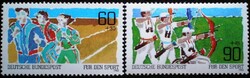 N1127-8 / Germany 1982 sports aid stamp series postal clearance