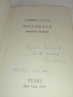 Gyula Gombos - hillsdale - American sketches 1979 - autographed /autographed copy!/