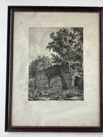 Antique engraving. 