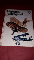 1984. BÚVÁR ZSEBKÖNYV - Kondor Lajos :Léghajók, repülőgépek Kolibri könyvek könyv képek szerint MÓRA