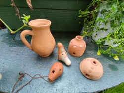 Mini ceramic jug, whistle