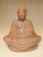 Meditáló kerámia Buddha