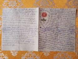 1944. Soldier letter from the front 1.