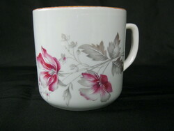 Zsolnay porcelain flower mug