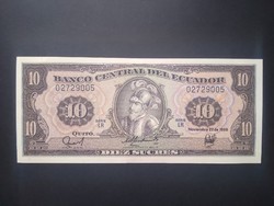 Ecuador 10 Sucres 1988 UNC