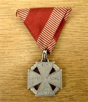World War I iv. Károly team cross. Its material is aluminum. Made of aluminum for a short time.