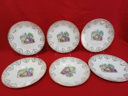 English earthenware plates, 23 cm diameter portland pottery cobridge staffordshire