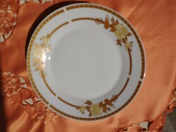 Beautiful, large flat serving bowl with yellow roses, centerpiece