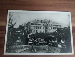 Régi fotó képeslap, Balatonfüred-Gyógyfürdő, Erzsébet szanatórium, Karinger -fotó,bélyegezve 1941