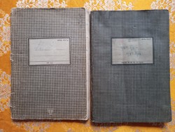 1943. Society of Sándor Lévay. 2 diaries of a representative
