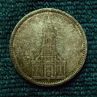 Temple silver 5 marks 1934 a