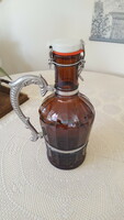 2 Liter thick buckle bottle with decorative metal handle