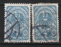 Austria 1922 mi 272 b, d €71.00