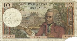 10 frank francs 1972 Franciaország