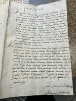 1738!!! III. Károly magyar király aláírt okirata !!!