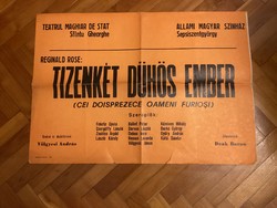 Tizenkét Dühös Ember , plakát ( Sepsiszentgyörgy ) .