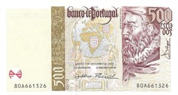 500 escudos 2000 Portugália UNC