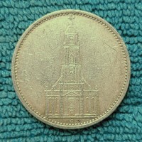 Temple silver 5 marks 1934 a