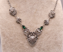 Antique silver art nouveau necklace