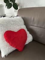 Heart-shaped Valentine's Day pillow