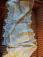 Long antique tablecloth