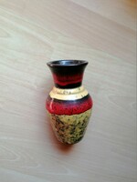 Painted ceramic vase