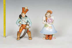 Zsolnay porcelain Janos brave and cunning figure
