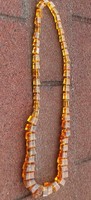 Monumental Amber Look Necklace - Neck Blue