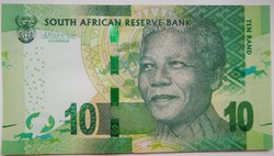 Republic of South Africa 10 rand 2015 unc
