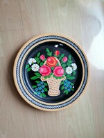 Painted ceramic plate