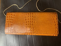 Crocodile leather casual bag