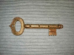 Metal keychain in the shape of a key (a1)
